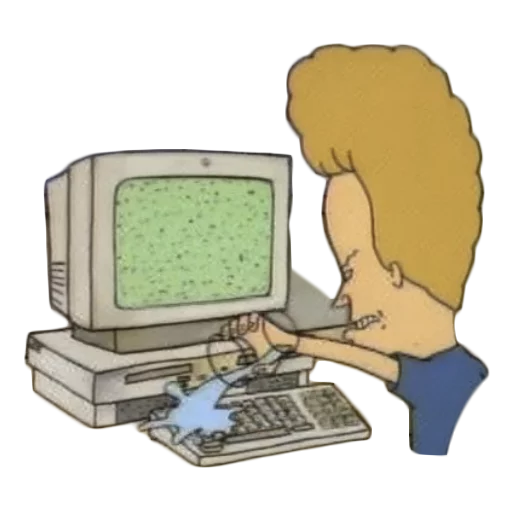 Стикер Beavis & Butt-head (@noclearmind) - 7