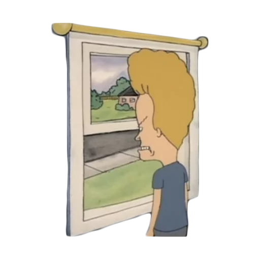 Стикер Beavis & Butt-head (@noclearmind) - 5