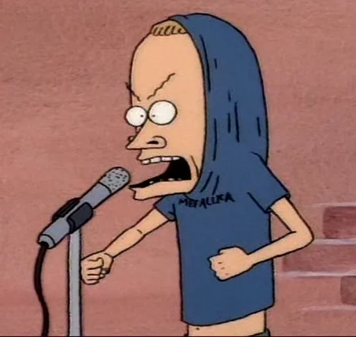 Стикер Beavis & Butt-head (@noclearmind) - 4