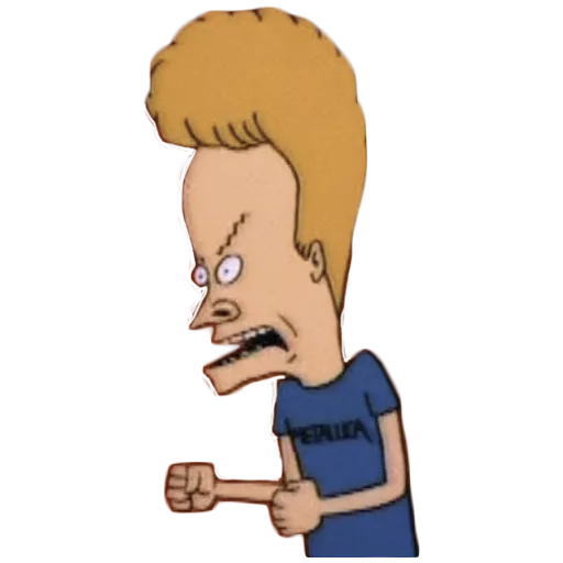 Стикер Beavis & Butt-head (@noclearmind) - 2