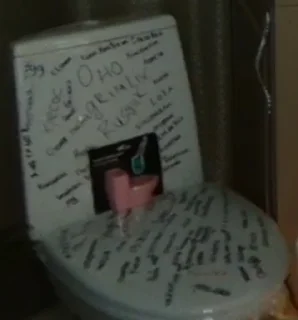 bathroom text indoor