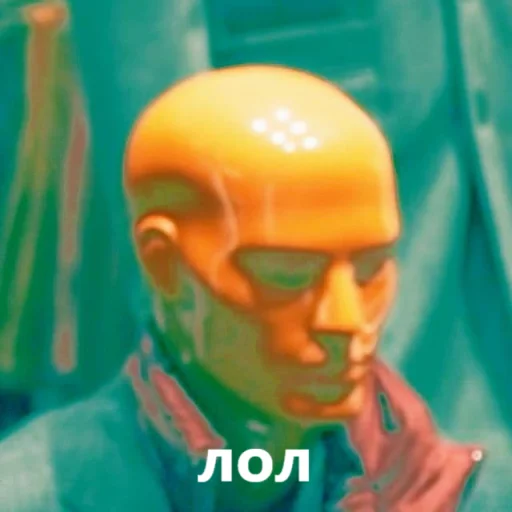 Стикер лысый из пластика @my_unrefined - 6