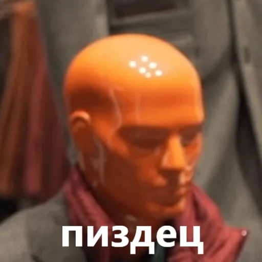 Стикер лысый из пластика @my_unrefined - 5