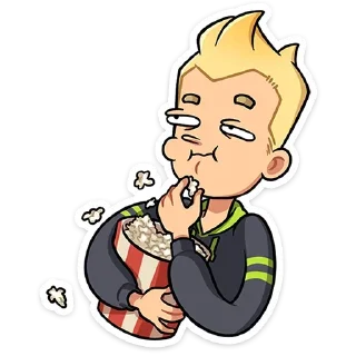 Sticker Челик @anime4_arts - 2