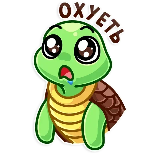 Черепашонок​ из вк @stickers_vk - 