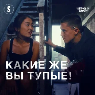 Стикер Черный двор - 6