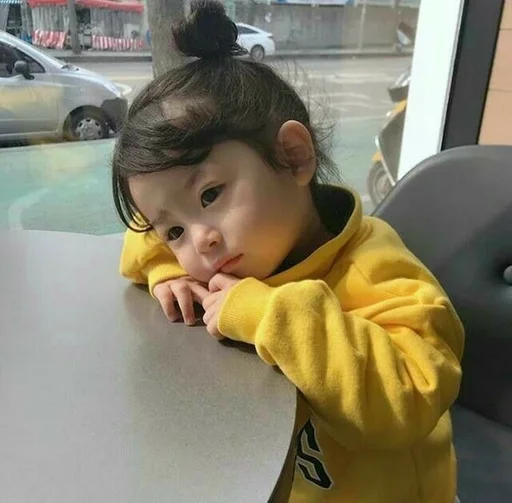 person toddler human face