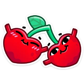 Sticker Вишнёвые оптимисты - @TgSticker - 2