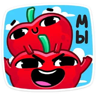 Sticker Вишнёвые оптимисты - @TgSticker - 11