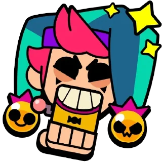 Стикер 🤡 Честер | (playerok.com — гемы Brawl Stars) - 3