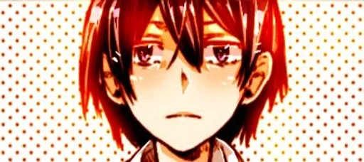 cartoon human face bangs