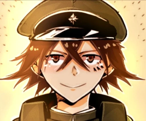 anime cartoon human face