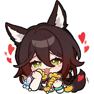 Стикер Chibies 2 @anime4_arts - 9