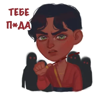 Sticker чибики_кр by @taracanivmoieigolove - 4