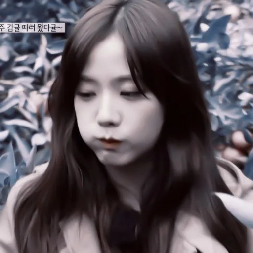 human face girl long hair