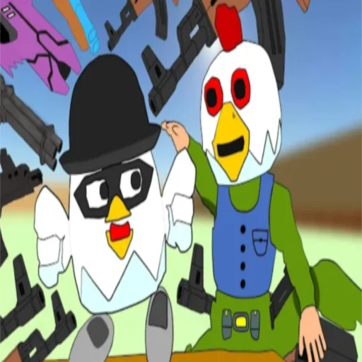 Sticker chickengunpreviewpzdc - 1