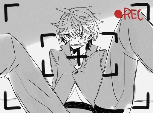 anime illustration sketch