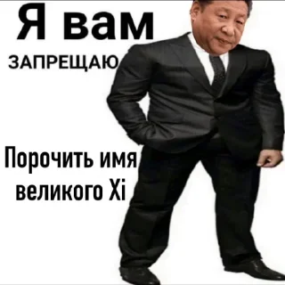 Стикер тгк: Китайский партия - 2