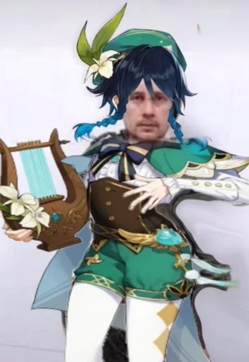 человеческое лицо костюм мультфильм