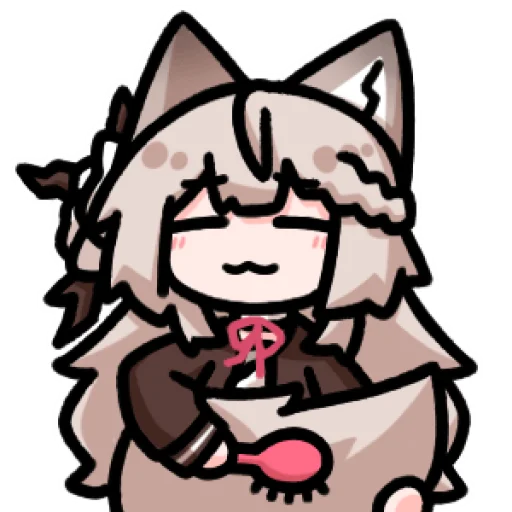 Стикер chocolate_leba - 1