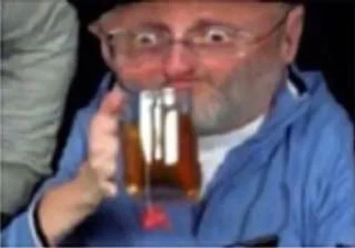 person human face drink