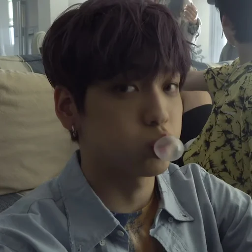 person indoor human face