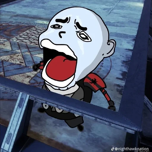 Стикер chopper_is_not_real - 1