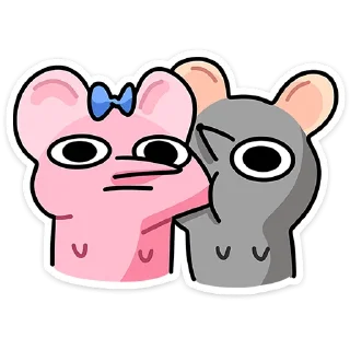 Стикер Крис и Кристина :: @stickroom - 7