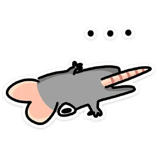 Sticker Крис, Кристина и Крысюк @TgSticker - 1