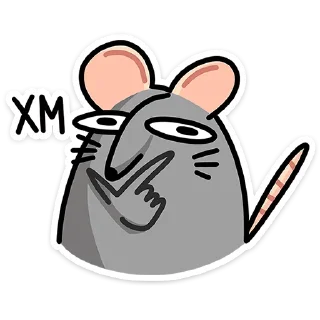 Sticker Крис, Кристина и Крысюк @TgSticker - 4