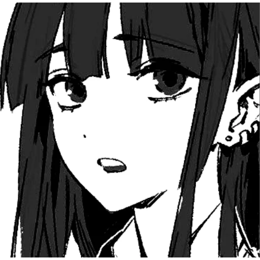 аниме человеческое лицо иллюстрация