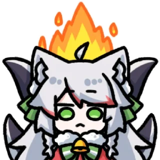 Стикер 触手猫猫 @zhaxia_cn - 1