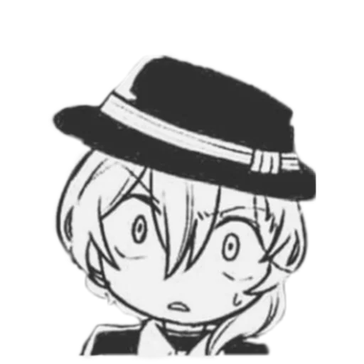 рисование эскиз шляпа