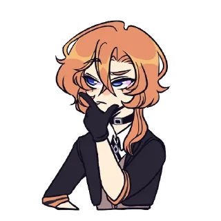 Sticker chuuya by @pdotod - 2
