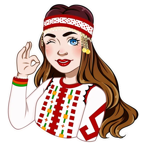 Sticker chuvash_beauties - 1