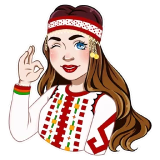 Стикер @chuvash_beauties (rus) - 1