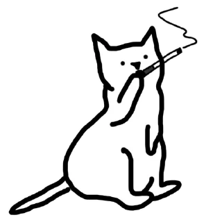 Sticker 🙈Crazy Cat @stickersb2b - 7