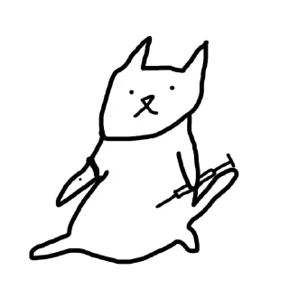 Sticker 🙈Crazy Cat @stickersb2b - 8