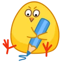 Стикер цыпа - 3