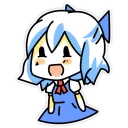 Стикер Cirno - 4