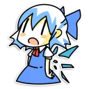 Стикер Cirno - 3