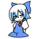 Стикер Cirno - 1