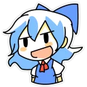 Стикер Cirno - 10