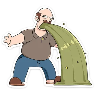 Стикер Базовый Батя :: @stickroom - 0