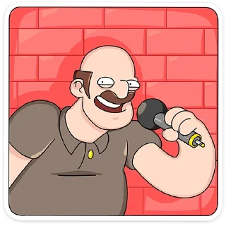 Стикер Базовый Батя :: @stickroom - 1