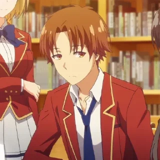 Sticker Ayanokoji @animestickerb @pinterest_to_stickerbot - 0