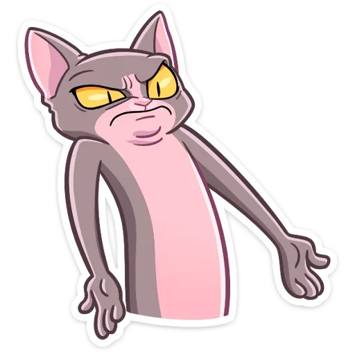 cat clipart cartoon