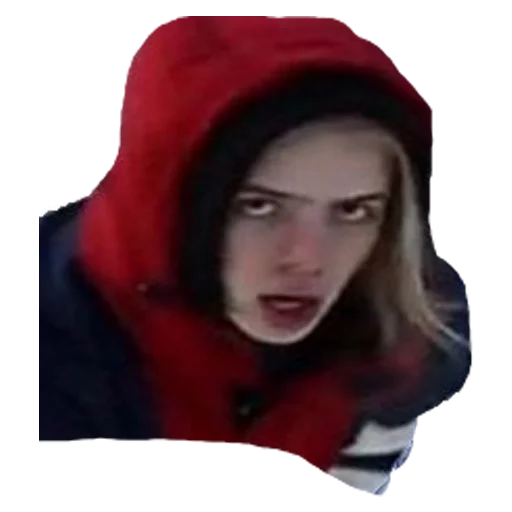 человеческое лицо капюшон одежда