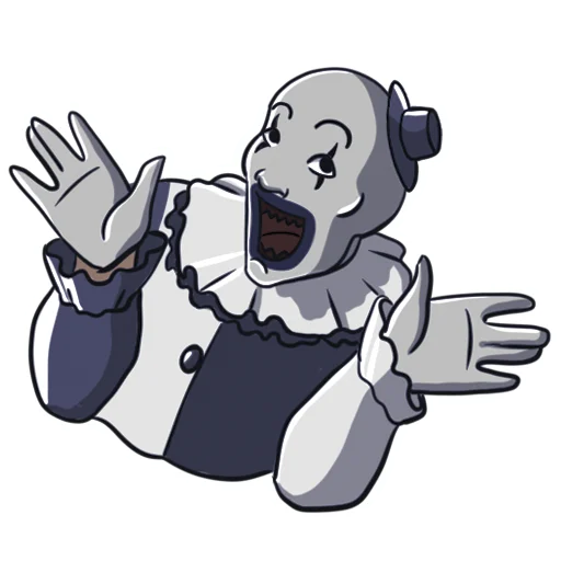 Sticker clown_art_UMO - 1