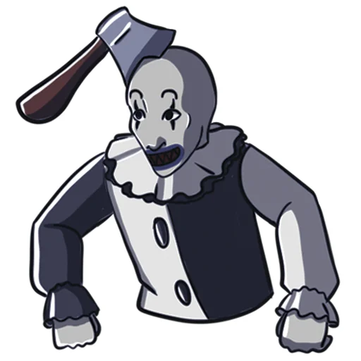 Sticker clown_art_UMO - 1